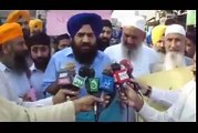 Pakistani Sikhs and Muslims joint Protest in Lahore Against indian State Terrorism in Occupied Punjab.