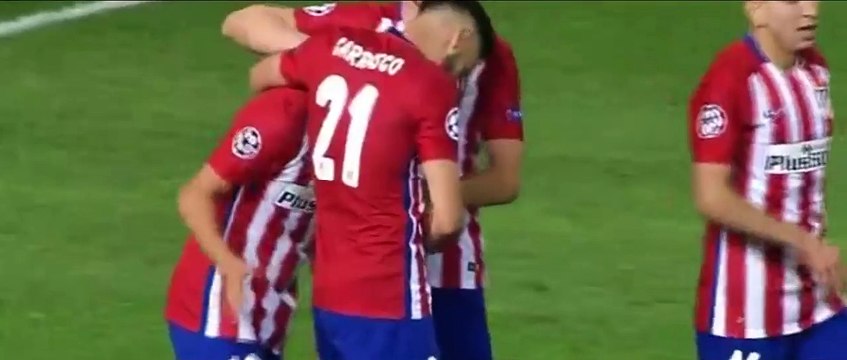 Atletico Madrid 3-0 Astana: Oliver Torres goal