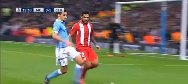 Own Goal Adil Rami 1:1 - Manchester City vs Fc Sevilla - 21/10/2015