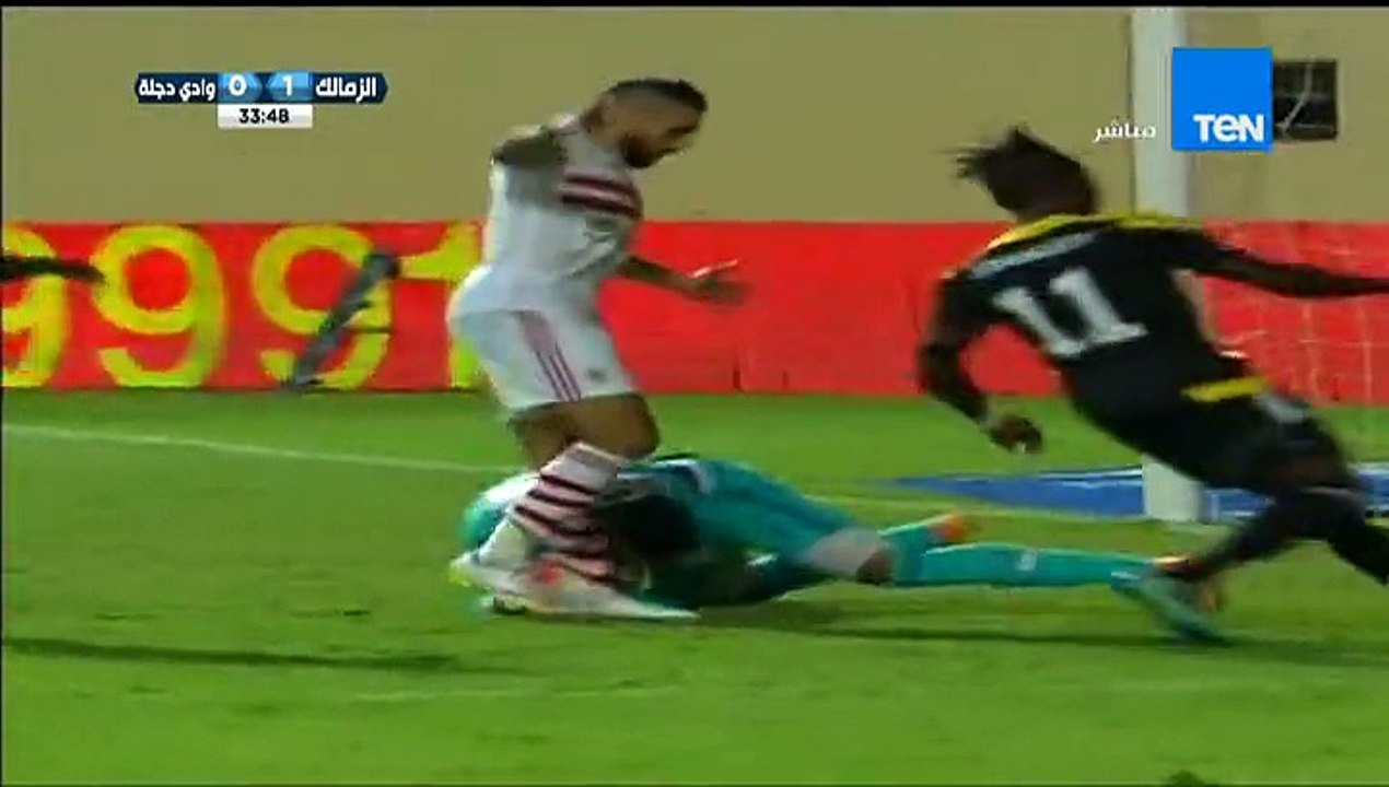 ملخص مباراة الزمالك أمام وادي دجلة .. 2-0 .. الأسبوع الأول من الدوري المصري 2015/2016