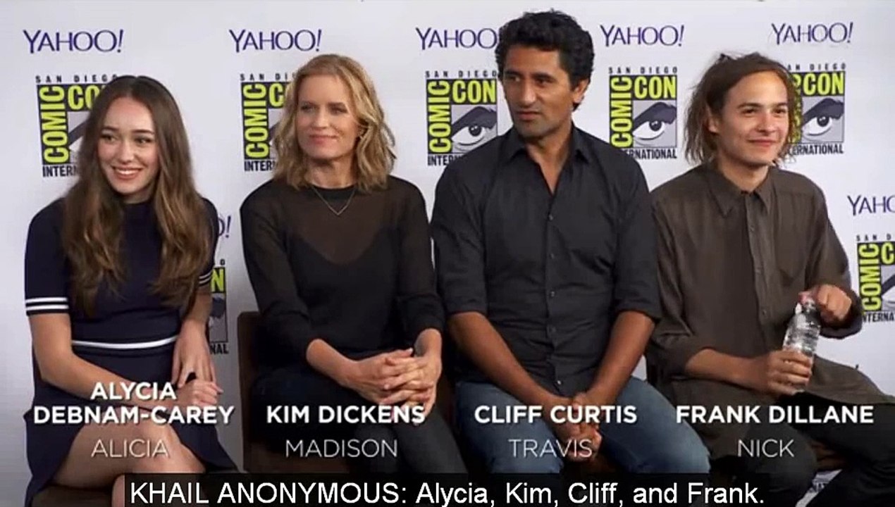 Comic Con 2015 Fear The Walking Dead: Cast Interview
