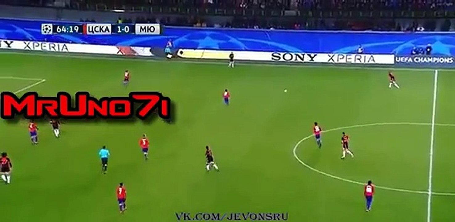Anthony Martial GOAL ~ CSKA Moscow vs Manchester United 1-1 2015