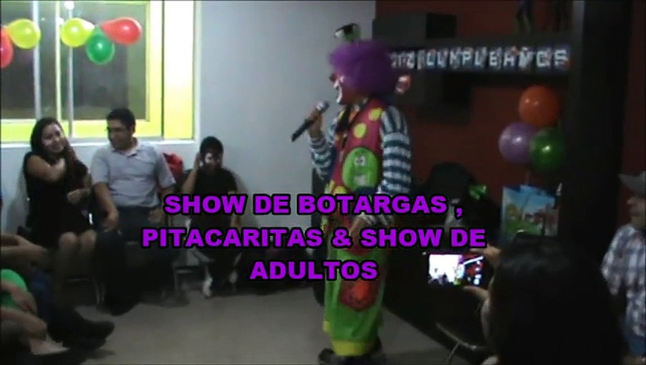 SHOW DE PAYASOS EN XOCHIMILCO $700 / TEL: 8636-1773