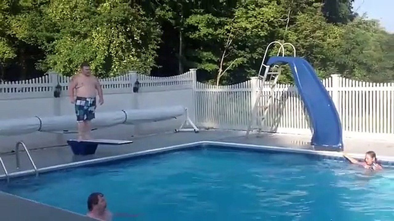 Funny Diving Board Fail