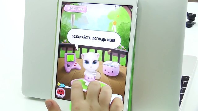 Adrianın oyuncakları - Bilgisayar oyunu - Kedi Angela (benim konusan Tom oyun gibi)