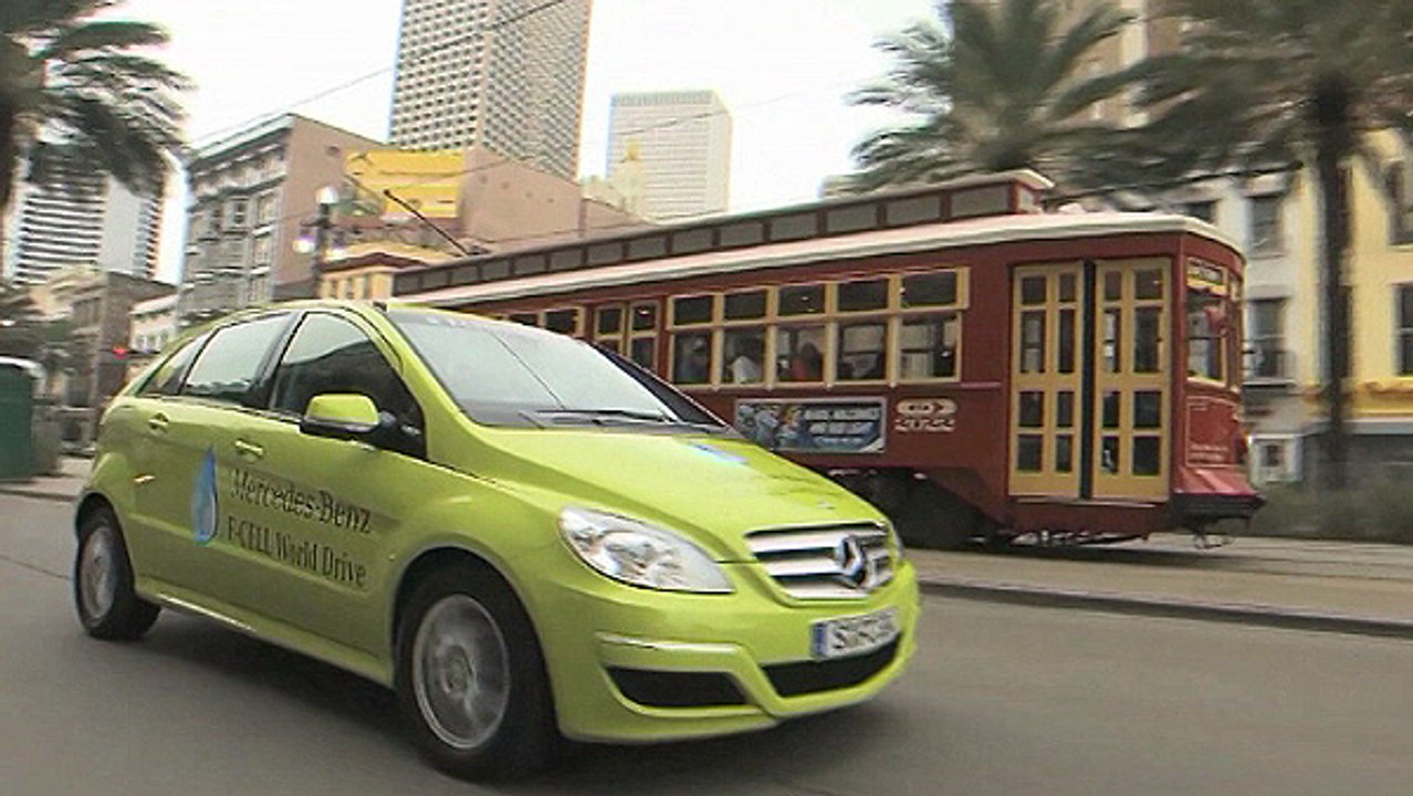 Mercedes B-Klasse F-Cell - Ankunft