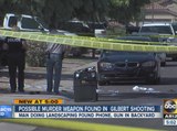 Police find possible murder weapon in Gilbert shooting