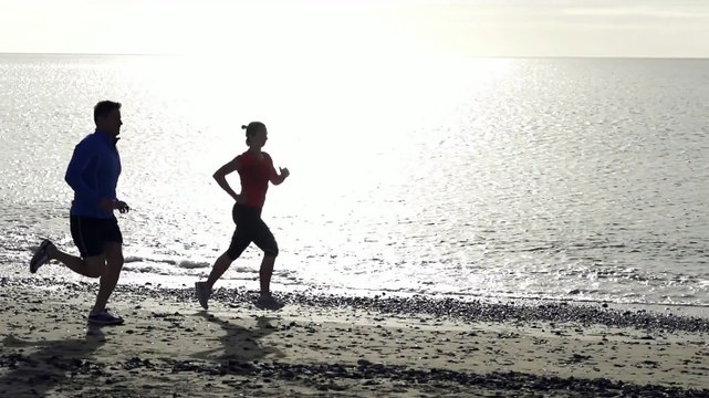 Running music | Running song | JOGGING ON THE BEACH