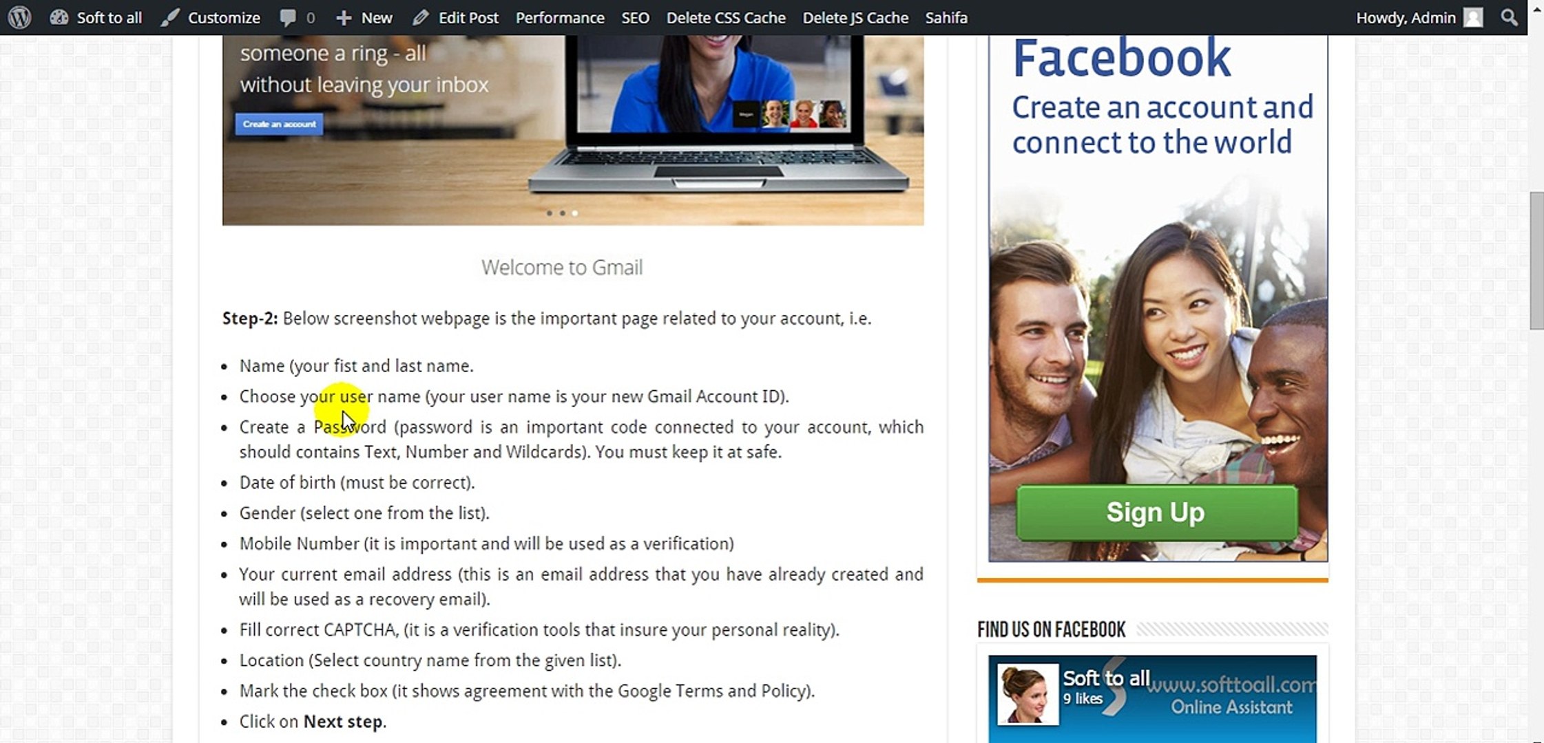 How to Create a Gmail Account