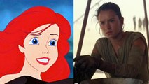 Disney Characters React To The Official Star Wars: The Force Awakens Trailer