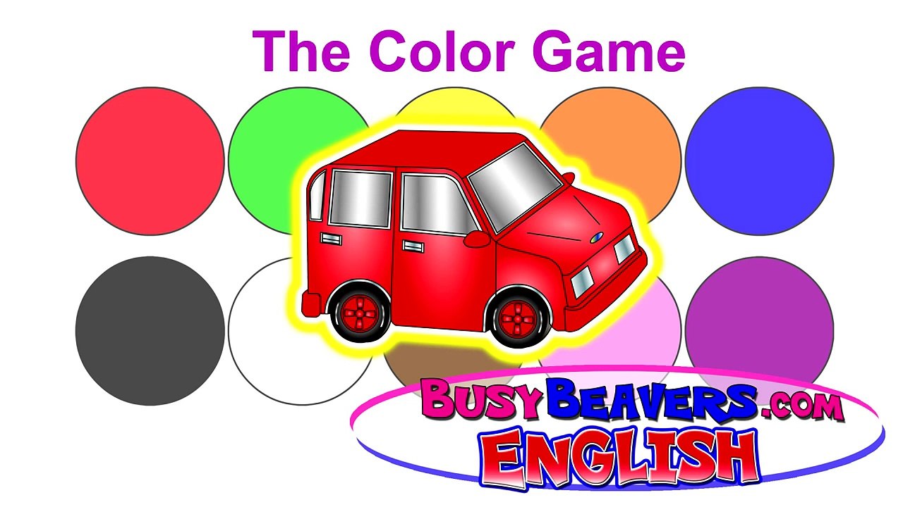 The Color Game Learn Colors, Teach Colours, Kids English Learning, ESL