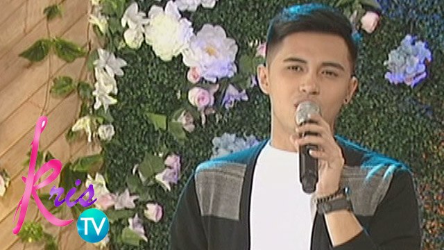 Kris TV: Marlo Mortel sings 'Kahit Maputi Na Ang Buhok Ko'
