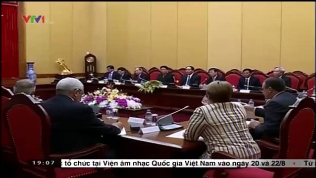 Đại tướng Trần Đại Quang tiếp Đoàn đại biểu cấp cao Bộ Nội vụ Cuba và Bộ Nội vụ Cộng hòa Singapore