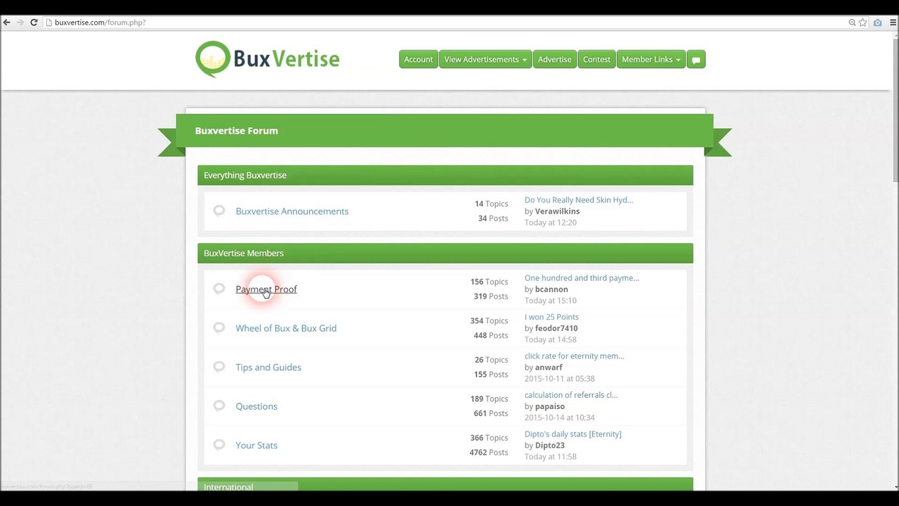 My 103rd payment received from Buxvertise