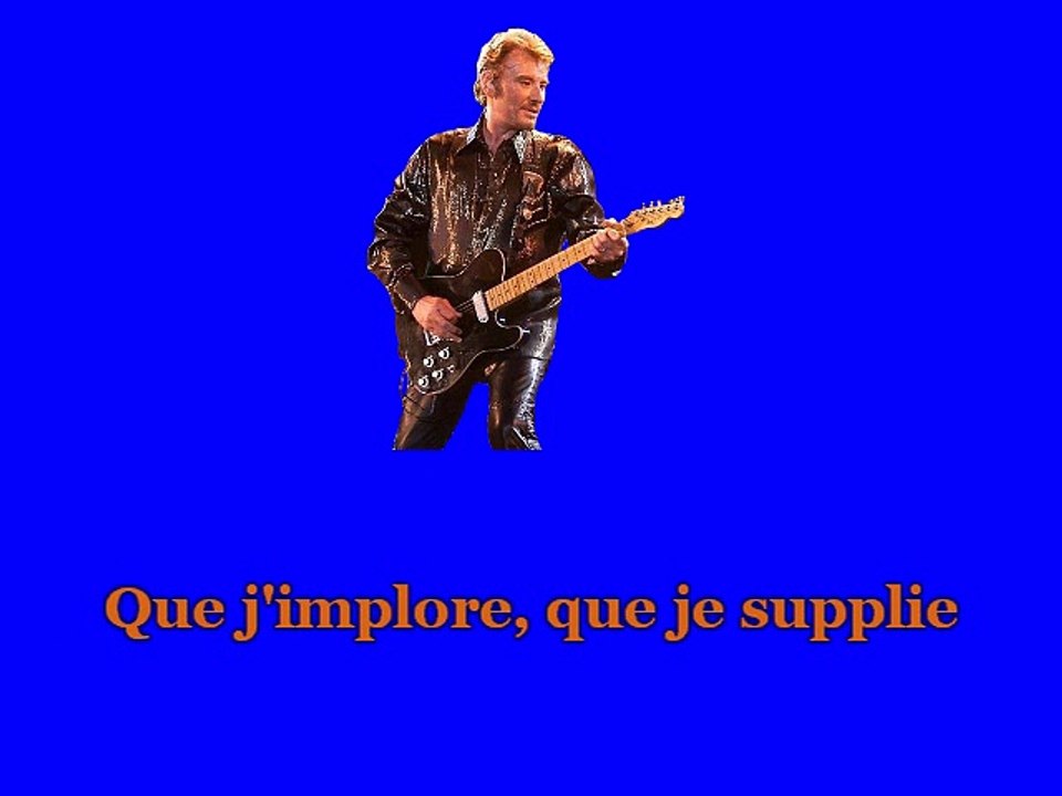 Johnny Hallyday  Merci