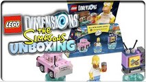 LEGO Dimensions Level Pack: The Simpsons - Homer, Homers Car & Television Unboxing