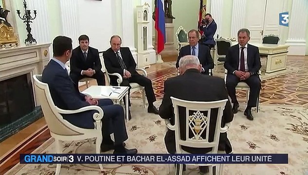 Bachar al-Assad à Moscou pour remercier Vladimir Poutine