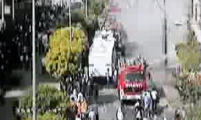 Mersin'deki yangın MOBESE kamerasında