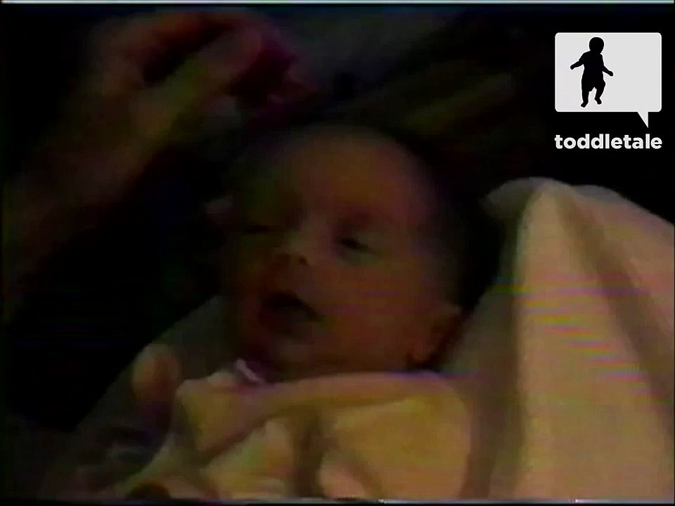 Cutest baby loves having head rubbed