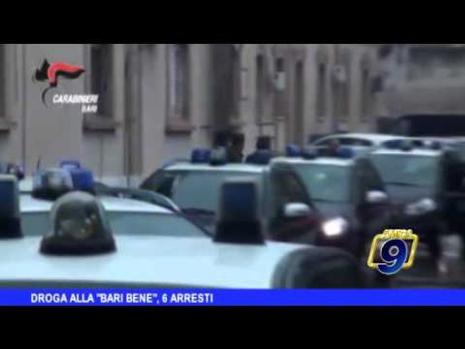 Droga alla 'Bari bene', 6 arresti