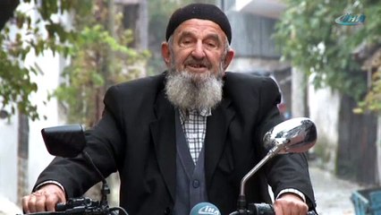 90’lık dedenin ATV keyfi