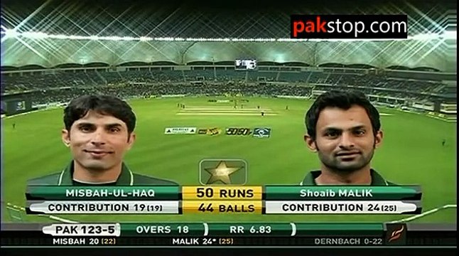 Shoaib Malik Batting Cameo of 39 Runs 1st T20 Pak v England Feb 23rd 2012