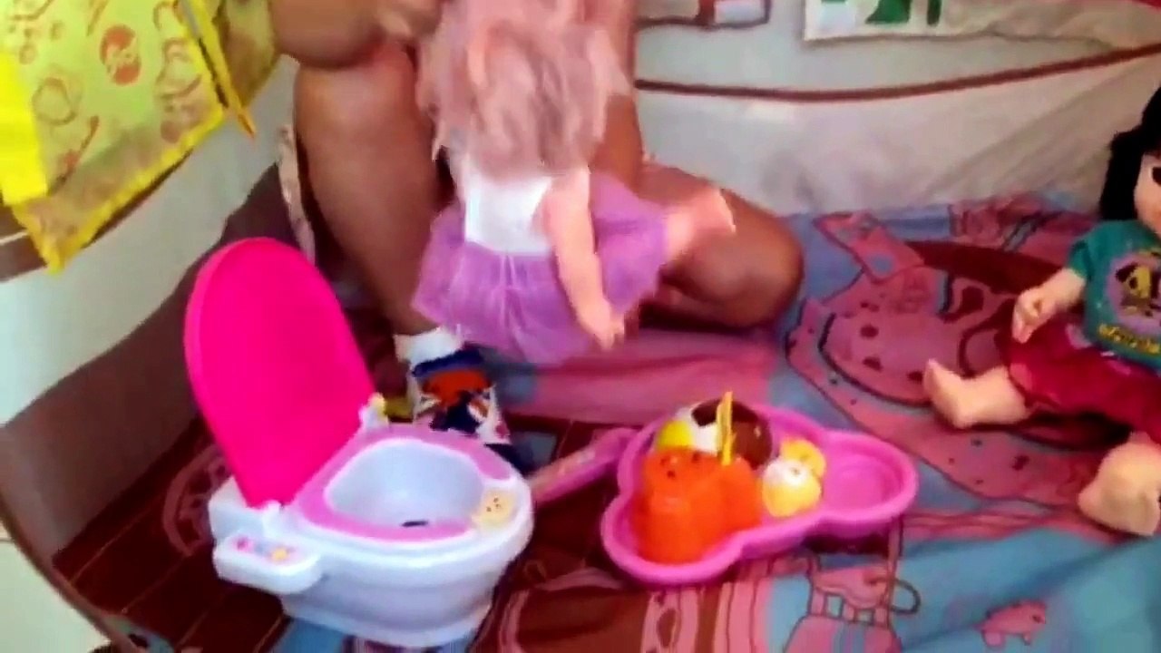 メルちゃんとぽぽちゃんのおこさまランチ　Baby Doll Mellchan toy