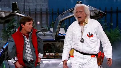 "2015 Kind Of Sucks": Doc And Marty of "Back to the Future" Visit The Real 2015 And They're Not Impressed