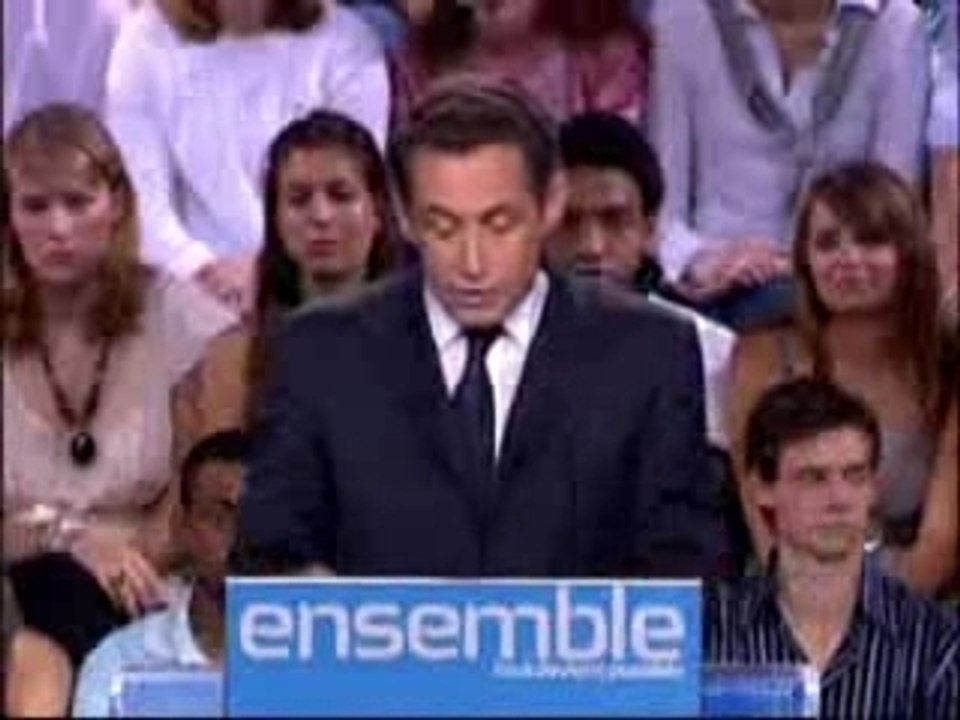 Nicolas Sarkozy à Bercy