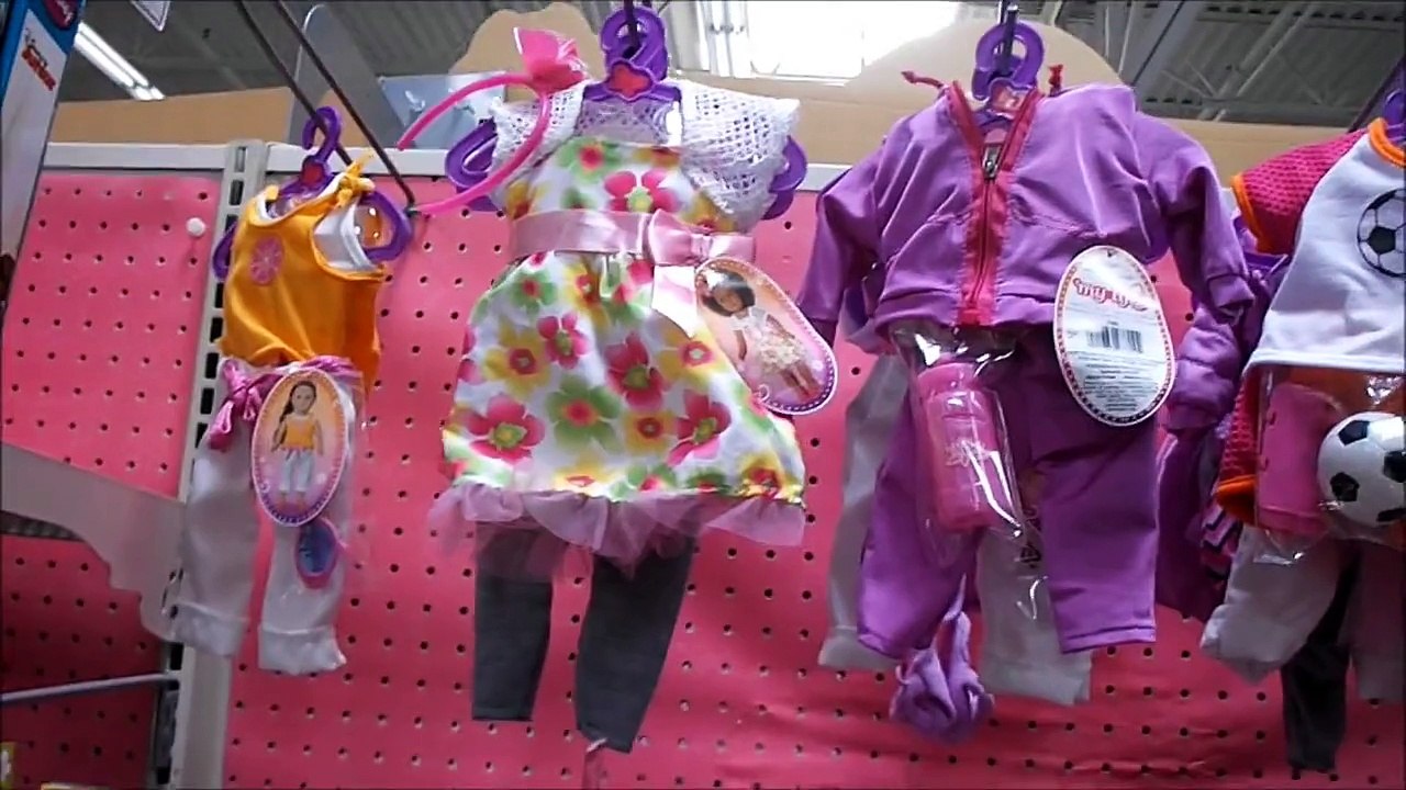 Visiting the My life doll section at Walmart