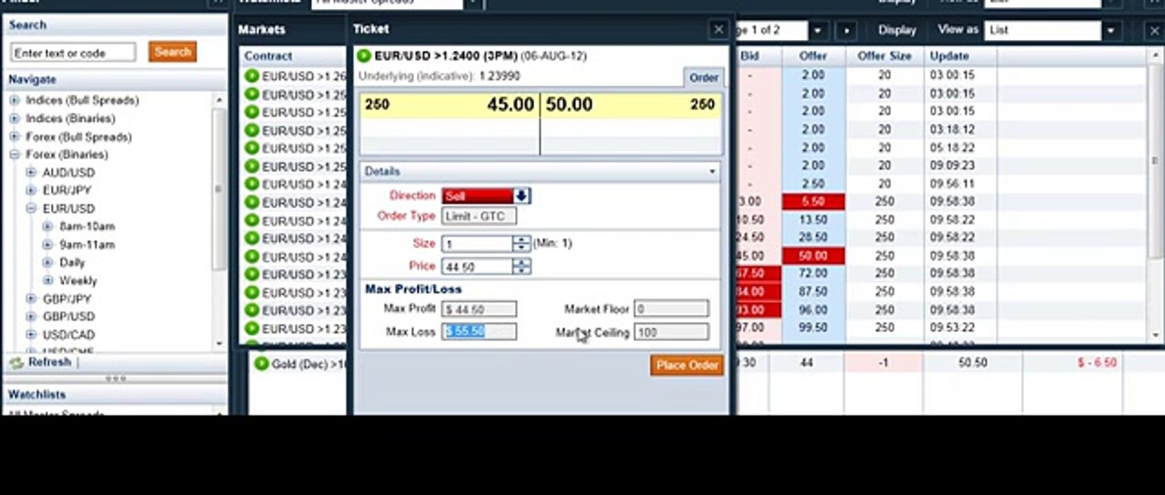 How To Trade On Nadex, How To Sell On Nadex, How To Short On Nadex