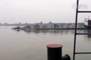 Overloaded Barge Capsizes In China-by Funny Videos Collection