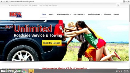 TVC Mca Motor Club Benefits
