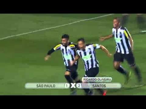 Gols - Copa do Brasil: São Paulo 1 x 3 Santos