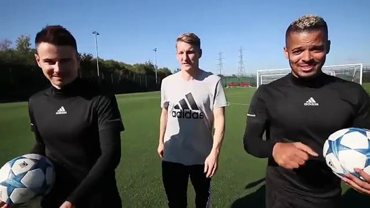 Schweinsteiger'la topa vurma dersi!