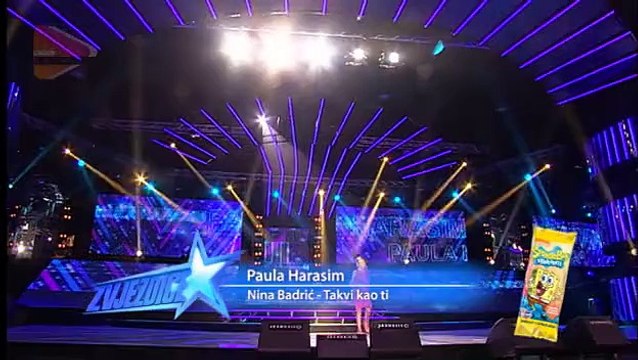 Paula Harasim - Takvi kao ti/Nina Badrić - RTL Zvjezdice E6 17.10.2015.