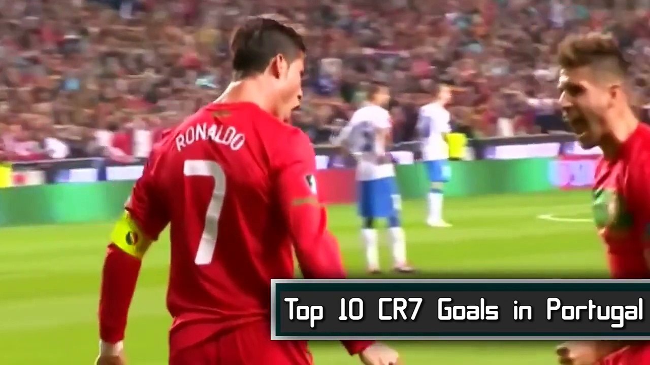 Top 10 Cristiano Ronaldo Goals in Portugal 2015 HD