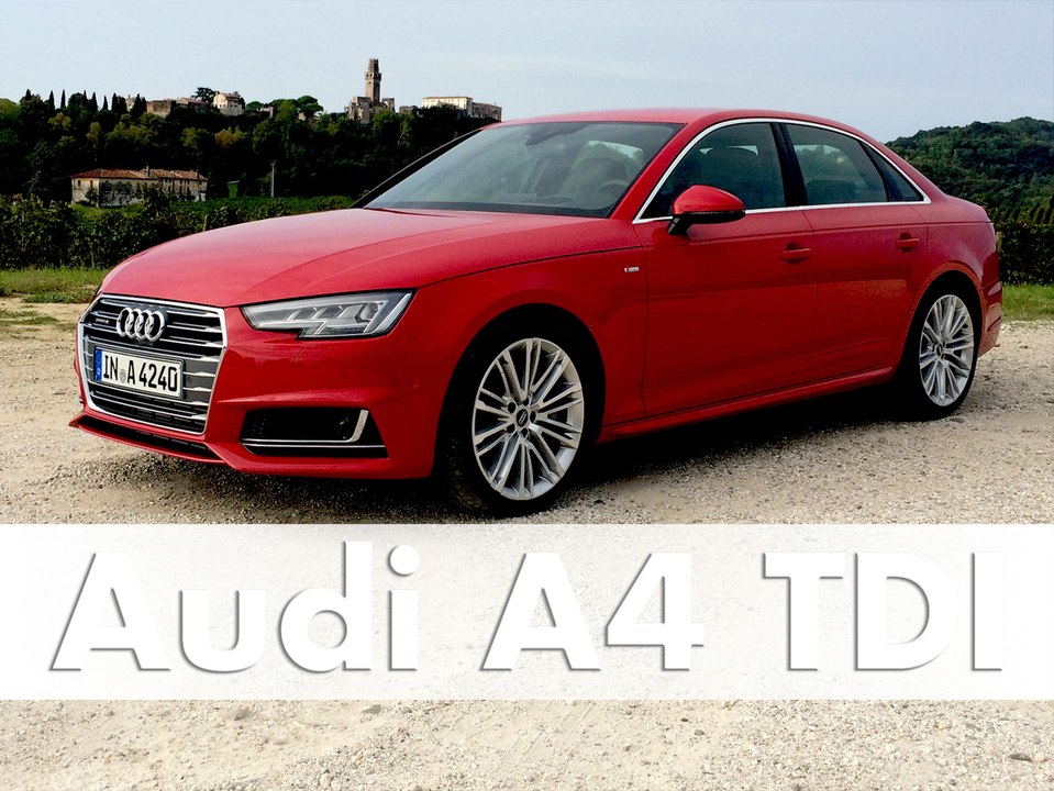 Im test: audi a4 sport 3.0 tdi quattro modell 2016