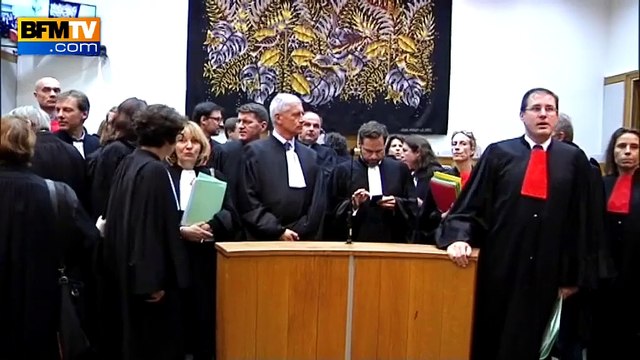 Les avocats du barreau d'Angers interrompent le procès Bonnemaison