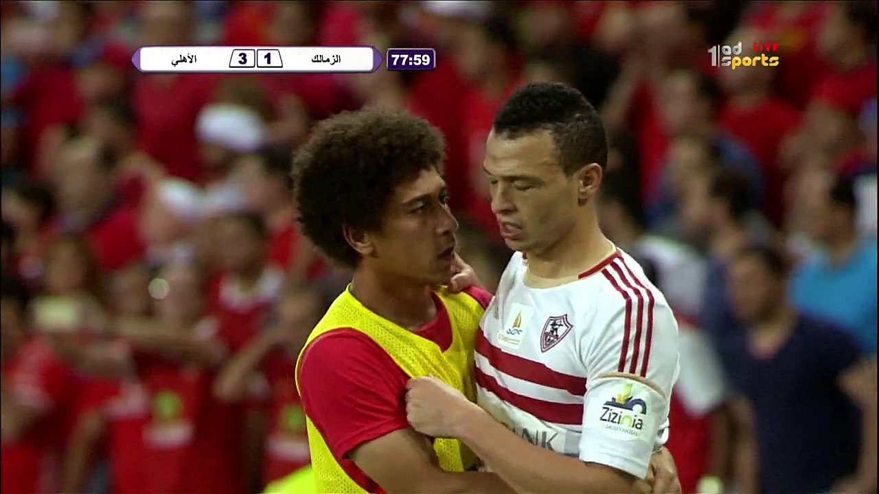 وقفة رمضان صبحى على الكورة فى لقاء الاهلى و الزمالك ف كاس السوبر 2015