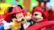 New Duck Mickey Mouse Pop Up Hot Dog Shop with Fireman Mickey Mouse Minnie Mouse Goofy and Pluto