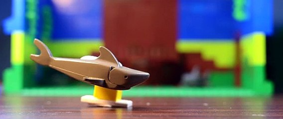 Swimming shark animation test