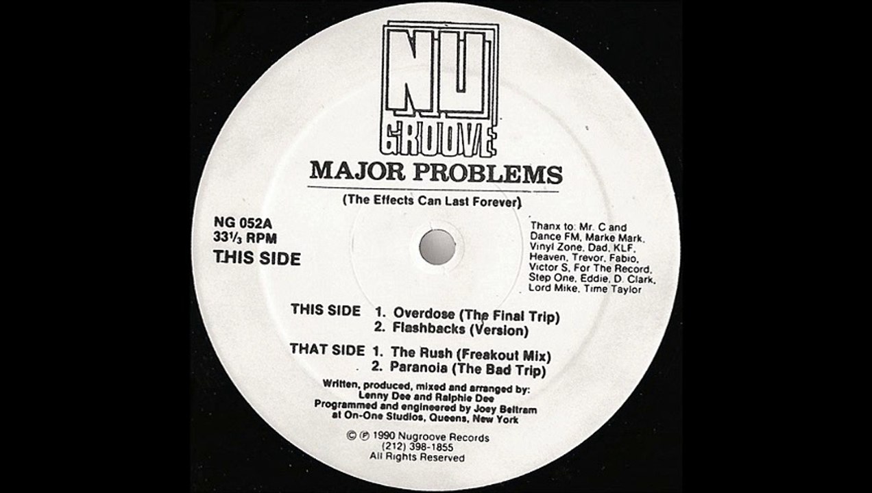 Major Problems - The Rush (Freakout Mix) (B1)