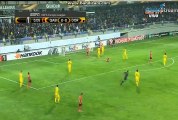Sergei Zenjov header chance ~ Fk Gabala vs Borussia Dortmund