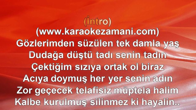 Nezih Üçler - Aşktan Öte - (Kaan Gökman & Serdar Şenel) - (2012) TÜRKÇE KARAOKE