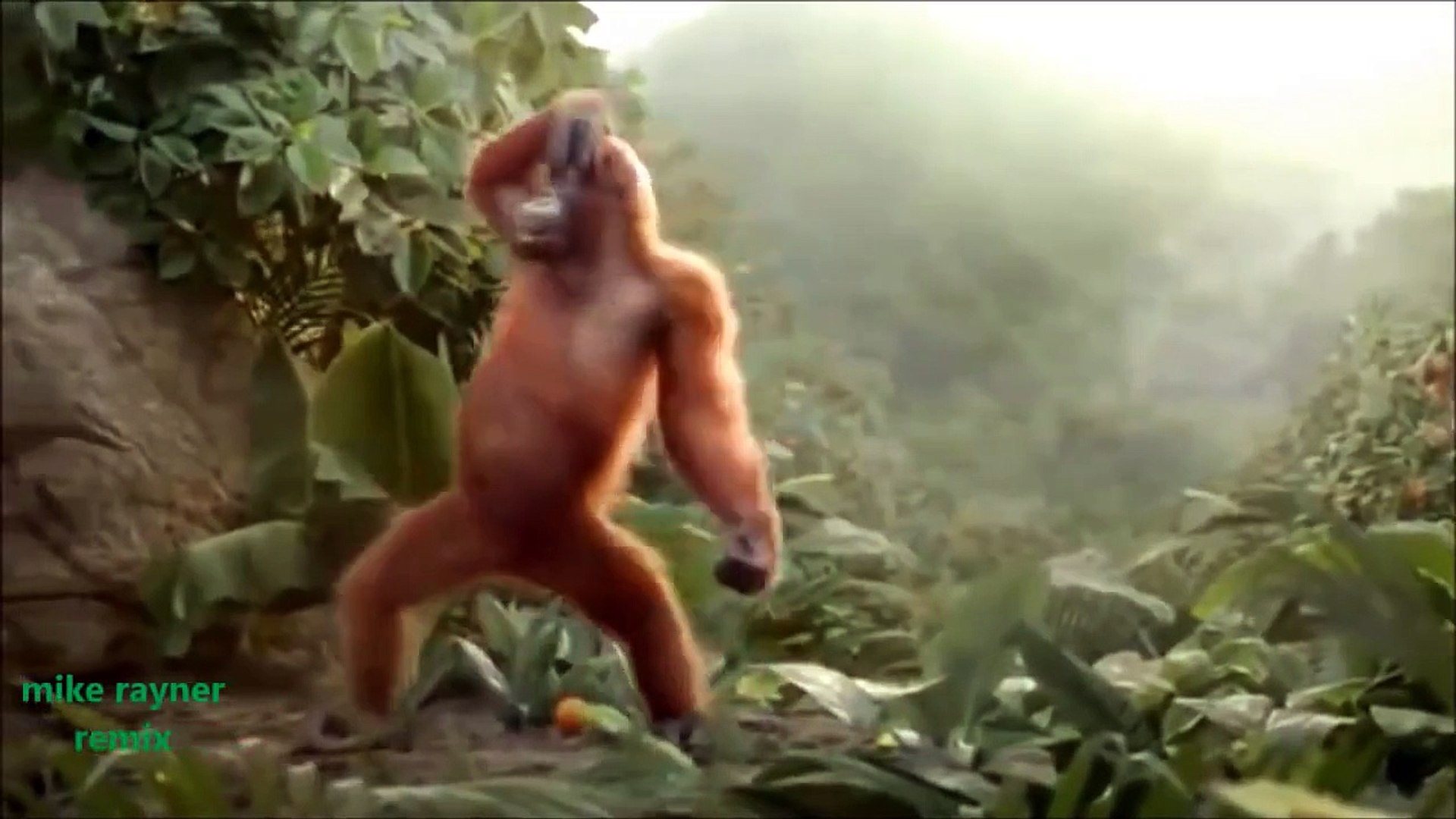 ⁣Funny Ape Song. Cartoon Parody. Dance Music Pop Songs. (Dancing Gorilla) Kids Cartoons mov