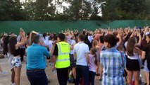 Dad nails classic dance moves at The Vamps gig at Thorpe Park at Island Beats