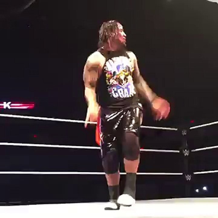 WWE Jimmy Uso With Referee Dancing In Huntsville