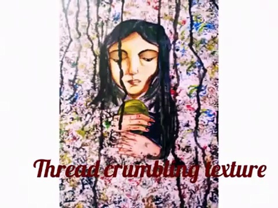 Texture ideas for paintings | Different techniques of background texture.