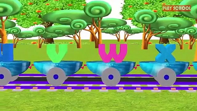 Disney Songs Nursery Rhymes 3D ABCD Alphabet Songs 3D Train ABC Songs2 | Nursery Rhymes For Children